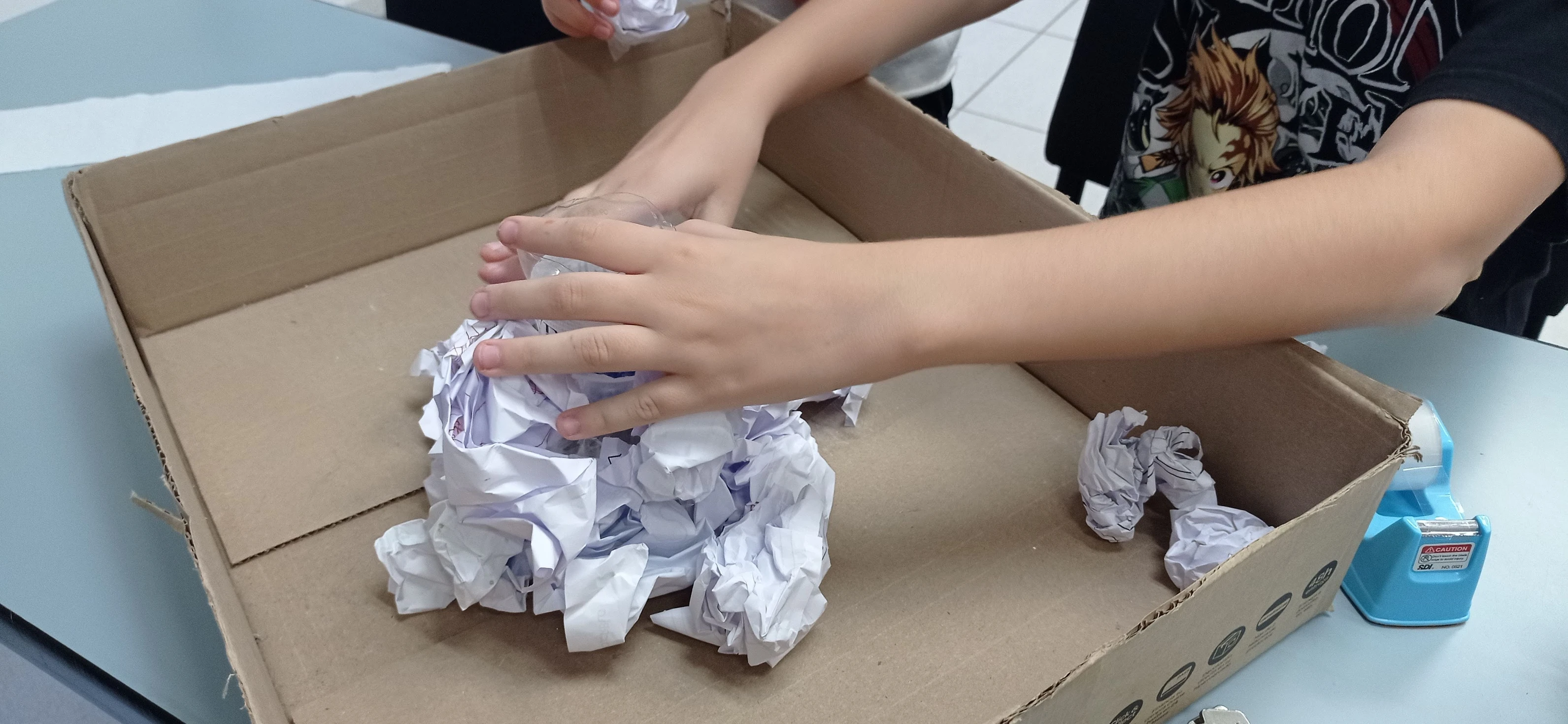 Experimentando con los más pequeños!