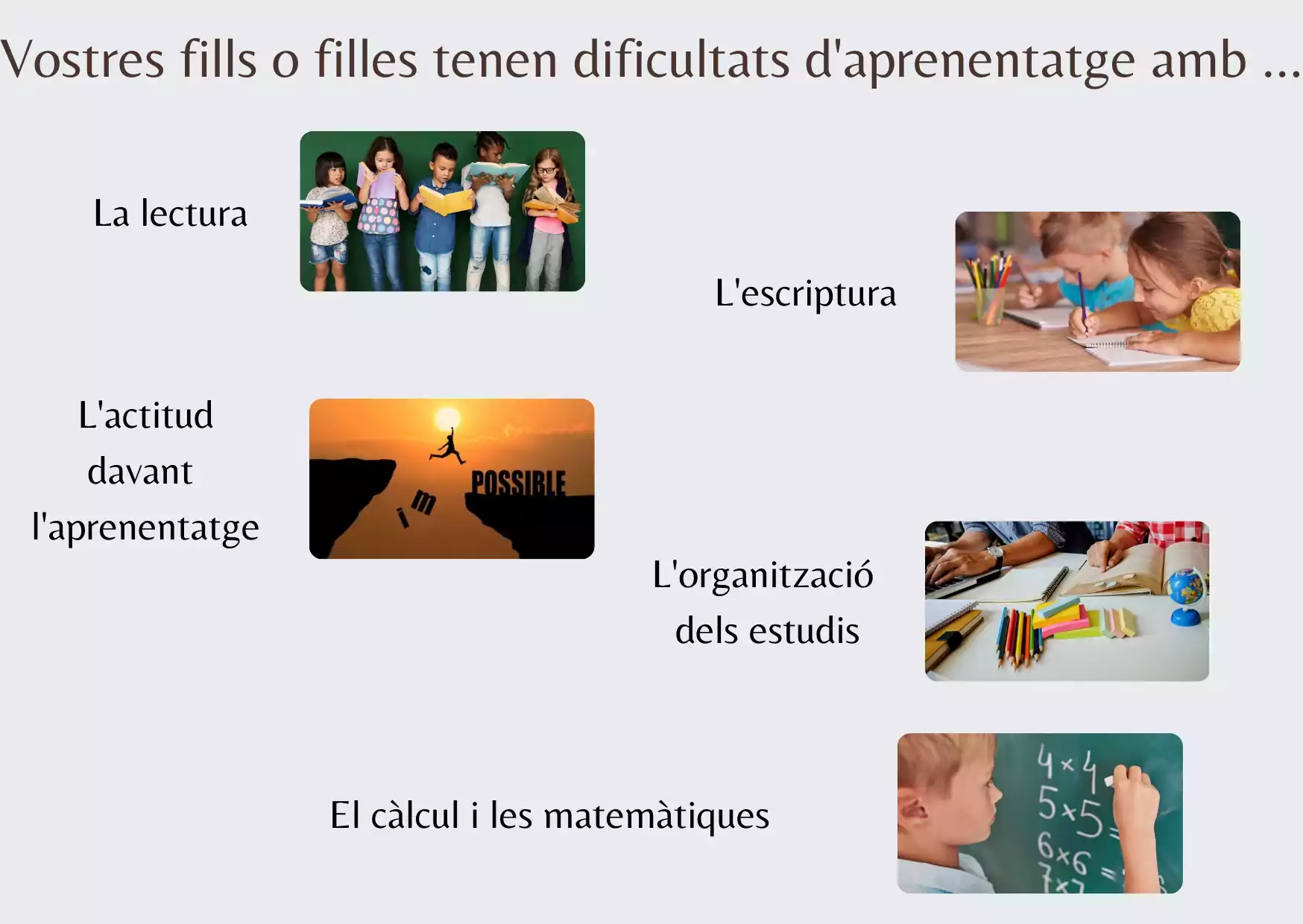 Reeducaciones psicopedagógicas